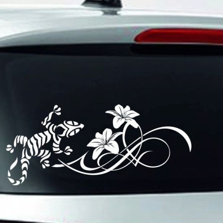 Aufkleber Auto Heckscheibe Car Tattoo Style La Familia Pferd Pferde Gecko Sprüche Power Blumen Ranke Fee Hexe Faultier Kolben