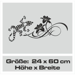 Aufkleber Auto Heckscheibe Car Tattoo Style La Familia Pferd Pferde Gecko Sprüche Power Blumen Ranke Fee Hexe Faultier Kolben