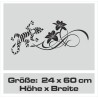 Aufkleber Auto Heckscheibe Car Tattoo Style La Familia Pferd Pferde Gecko Sprüche Power Blumen Ranke Fee Hexe Faultier Kolben