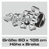 Wandaufkleber Wandtattoo Musik Bass Gitarre Sound Music Rock your Life Noten Notenschlüssel Kopfhörer DJ Totenkopf Disco Melodie