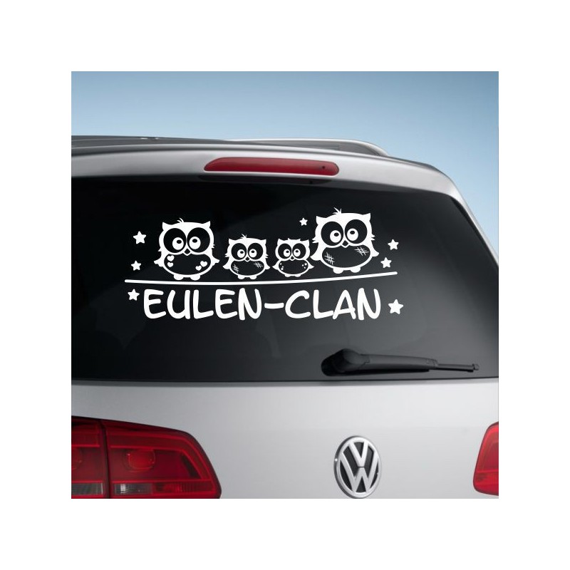 Aufkleber Auto Heckscheibe Car Tattoo Style La Familia Pferd Pferde Gecko Sprüche Power Blumen Ranke Fee Hexe Faultier Kolben