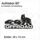 4x4 Aufkleber Auto Safari Offroad OFF ROAD Cross Bär Grizzly  Allrad Race Fahrzeug Beschriftung