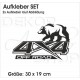 4x4 Aufkleber Auto Safari Offroad Turbo Diesel Speed Bär OFF ROAD  Allrad Race Fahrzeug Beschriftung