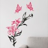 Wandaufkleber Wandtattoo Aufkleber Wand 2farbig Blumen Ranke Dekor Tattoo Musik Swing Noten Blüten Blumen Landschaft Rosen Liebe