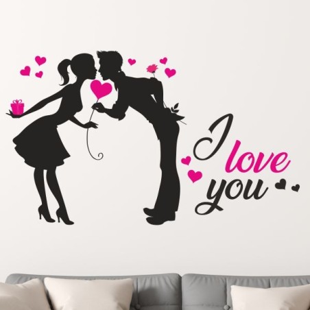 Wandaufkleber Wandtattoo Aufkleber Wand 2farbig Blumen Ranke Dekor Tattoo Musik Swing Noten Blüten Blumen Landschaft Rosen Liebe