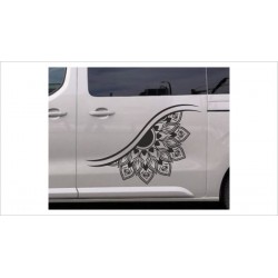 Mandala Aufkleber SET Auto SET Car Ornament Orient orientalisches Dekor