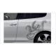 Krake Oktopus Tintenfisch Aufkleber SET Auto Car Sticker Meer Wasser