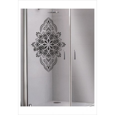 Glas Dekor Mandala Orient orientalisches Muster Dekor Tattoo Aufkleber Sticker