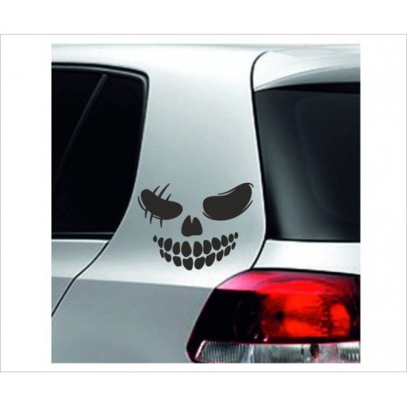 Böser Blick No Fear Bad Joker Lachen Aufkleber Auto Car Stye Tattoo Heckscheibe Lack & Glas