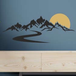 Wandaufkleber Wandtattoo Aufkleber Wand 2farbig Blumen Ranke Dekor Tattoo Musik Swing Noten Blüten Blumen Landschaft Rosen Liebe