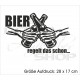 Stoffbeutel Baumwolltasche Bier regelt das schon Party Fun Bio Shopping Beutel Einkauf Tasche Sack bedruckt Jute Aufdruck