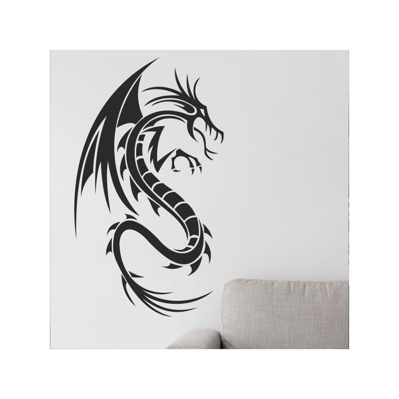 Wandaufkleber Wandtattoo Sprüche Vintage Sugar Skull Bulli Bus Familie Endlosschleife Mandala Buddha Drache Liebe Faultier