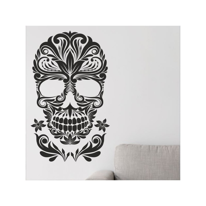 Wandaufkleber Wandtattoo Sprüche Vintage Sugar Skull Bulli Bus Familie Endlosschleife Mandala Buddha Drache Liebe Faultier