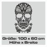 Wandaufkleber Wandtattoo Sprüche Vintage Sugar Skull Bulli Bus Familie Endlosschleife Mandala Buddha Drache Liebe Faultier