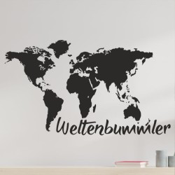 Wandaufkleber Wandtattoo Sprüche Vintage Sugar Skull Bulli Bus Familie Endlosschleife Mandala Buddha Drache Liebe Faultier