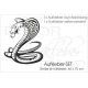 Cobra Gift Schlange Snake Aufkleber SET Auto Car Style Tattoo Folie Beschriften