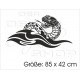 Schlange Cobra Gift Snake Schwert Dolch Degen Aufkleber Auto Tattoo Car Style Sticker