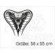 Schlange Cobra Gift Snake Schwert Dolch Degen Aufkleber Auto Tattoo Car Style Sticker