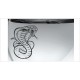 Schlange Cobra Gift Snake Schwert Dolch Degen Aufkleber Auto Tattoo Car Style Sticker