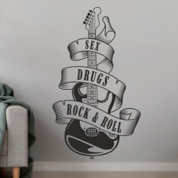 Wandaufkleber Wandtattoo Sprüche Vintage Sugar Skull Bulli Bus Familie Endlosschleife Mandala Buddha Drache Liebe Faultier