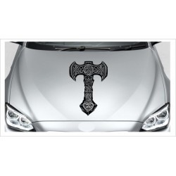 Odin Wikinger Nordic Viking Thors Hammer Aufkleber Auto Car Style Tattoo Autoaufkleber