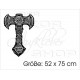 Odin Wikinger Nordic Viking Thors Hammer Aufkleber Auto Car Style Tattoo Autoaufkleber