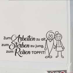 Aufkleber Wohnmobil Wohnwagen Reise Camping Auto Reisemobil Möwe Meer Kompass Globus Strand Palme Urlaub Spruch Familie Zuhause