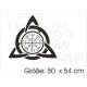 Odin Wikinger Nordic Viking Symbol Runen Dekor  Aufkleber Auto Car Style Tattoo Autoaufkleber