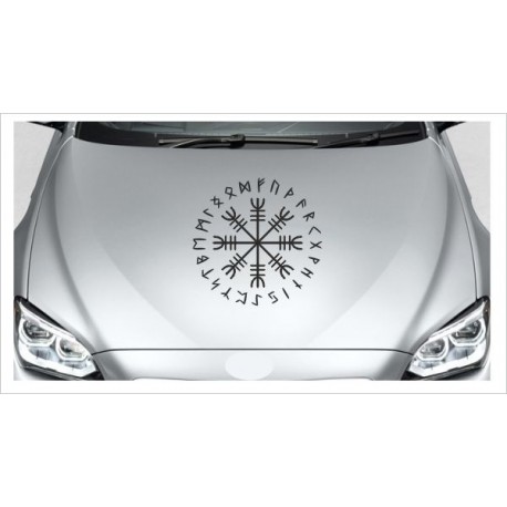 Odin Wikinger Nordic Viking Runen Symbol Dekor Aufkleber Auto Car Style Tattoo Autoaufkleber