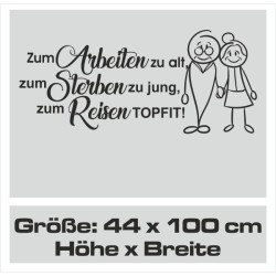 Aufkleber Wohnmobil Wohnwagen Reise Camping Auto Reisemobil Möwe Meer Kompass Globus Strand Palme Urlaub Spruch Familie Zuhause
