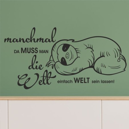 Wandaufkleber Wandtattoo Sprüche Vintage Sugar Skull Bulli Bus Familie Endlosschleife Mandala Buddha Drache Liebe Faultier