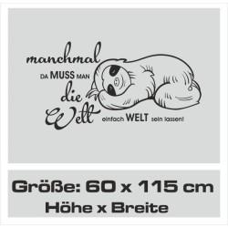 Wandaufkleber Wandtattoo Sprüche Vintage Sugar Skull Bulli Bus Familie Endlosschleife Mandala Buddha Drache Liebe Faultier