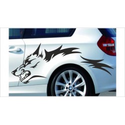 Wikinger Nordic Viking Wolf  Thor Odin Aufkleber SET Auto Tattoo Car Style Sticker