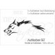 Wikinger Nordic Viking Wolf  Thor Odin Aufkleber SET Auto Tattoo Car Style Sticker