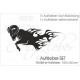 Pick Up Dodge RAM Widder Flame Fire Muscle Car Aufkleber SET Auto Tattoo Car Style Sticker