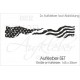 Pick Up Dodge RAM Amerika Flagge Muscle Car Aufkleber SET Auto Tattoo Car Style Sticker