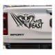 Pick Up Dodge RAM Widder White Beast Kralle Muscle Car Aufkleber SET Auto Tattoo Car Style Sticker