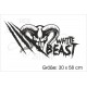 Pick Up Dodge RAM Widder White Beast Kralle Muscle Car Aufkleber SET Auto Tattoo Car Style Sticker