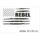 Pick Up Dodge RAM Amerika Flagge REBEL Muscle Car Aufkleber SET Auto Tattoo Car Style Sticker