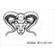 Pick Up Dodge RAM Widder Horn Skull Power Muscle Car Aufkleber SET Auto Tattoo Car Style Sticker