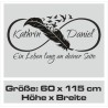 Wandaufkleber Wandtattoo Aufkleber Wand Liebe ist.. Endlosschleife Wunschnamen Ehepartner Verliebte Sprüche Familie Worte Herz