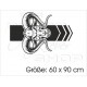 Muscle Car Pick Up Dodge RAM Widder Rennstreifen Viper Aufkleber Auto Tattoo Car Style Sticker