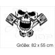 Muscle Car Pick Up Dodge RAM Widder Rennstreifen Viper Aufkleber Auto Tattoo Car Style Sticker