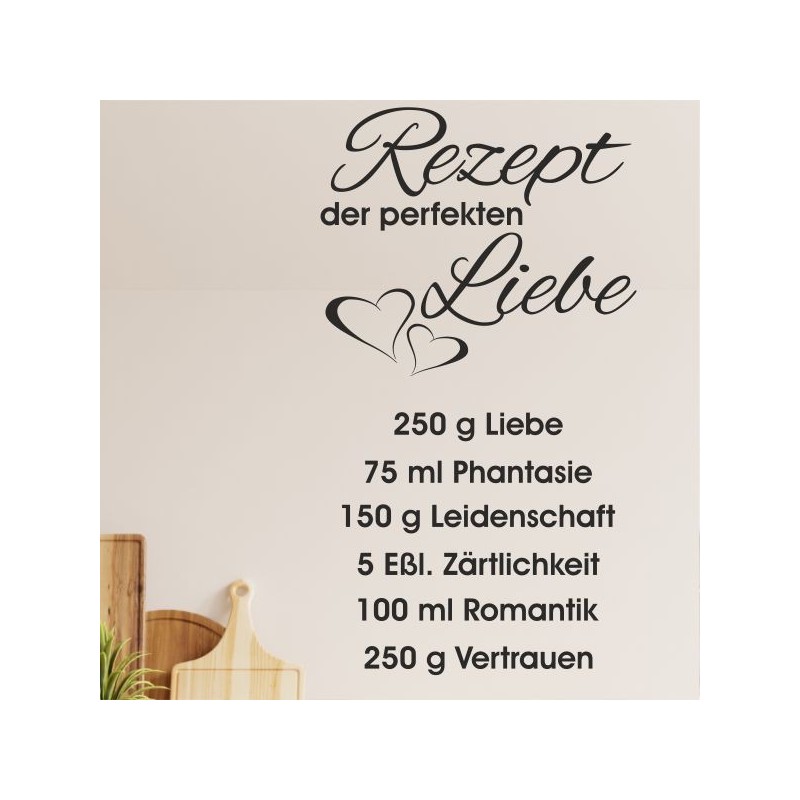 Wandaufkleber Wandtattoo Aufkleber Wand Liebe ist.. Endlosschleife Wunschnamen Ehepartner Verliebte Sprüche Familie Worte Herz