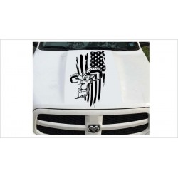 Muscle Car Pick Up Dodge RAM Widder Rennstreifen Viper Aufkleber Auto Tattoo Car Style Sticker