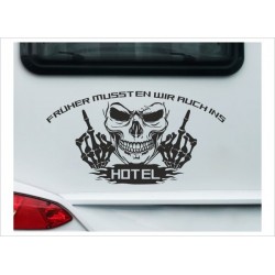 Wohnmobil Aufkleber Fuck OFF Hotel Camper  Wohnwagen Camper Camping Auto WOMO