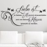 Wandaufkleber Wandtattoo Aufkleber Wand Liebe ist.. Endlosschleife Wunschnamen Ehepartner Verliebte Sprüche Familie Worte Herz
