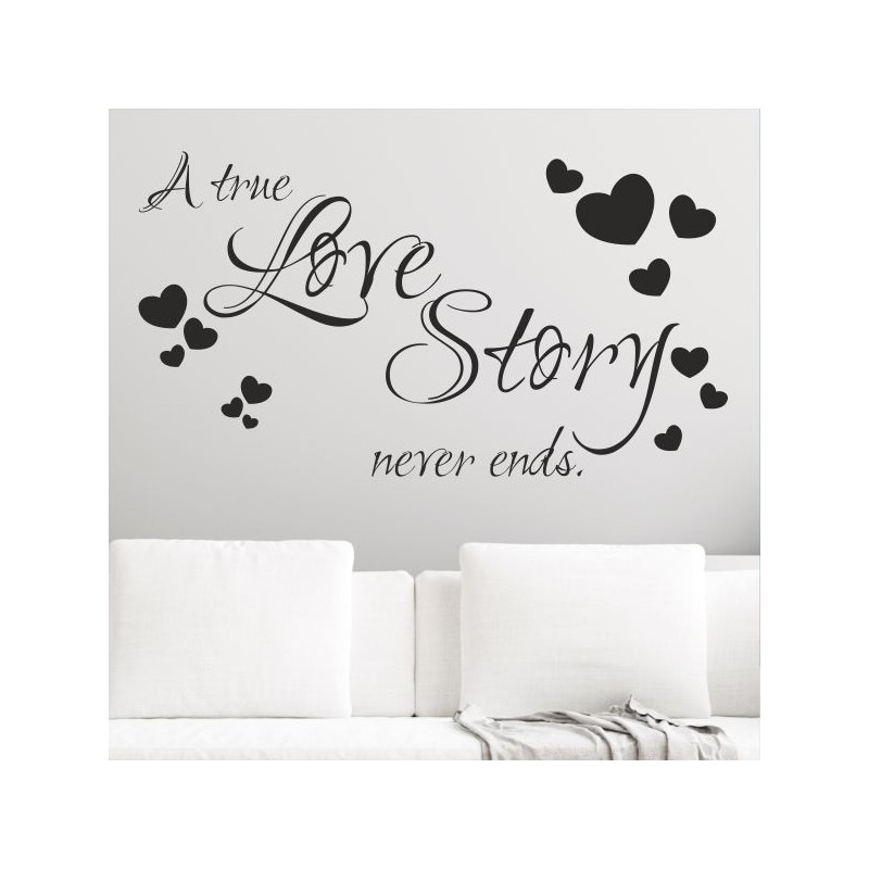 Wandaufkleber Wandtattoo Aufkleber Wand Liebe ist.. Endlosschleife Wunschnamen Ehepartner Verliebte Sprüche Familie Worte Herz