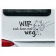 Wohnmobil Aufkleber SET Dog - Wir sind mal weg! Wohnwagen Camper Camping Auto WOMO