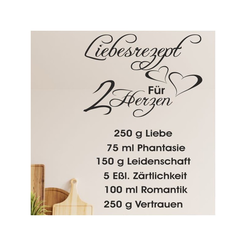 Wandaufkleber Wandtattoo Aufkleber Wand Liebe ist.. Endlosschleife Wunschnamen Ehepartner Verliebte Sprüche Familie Worte Herz